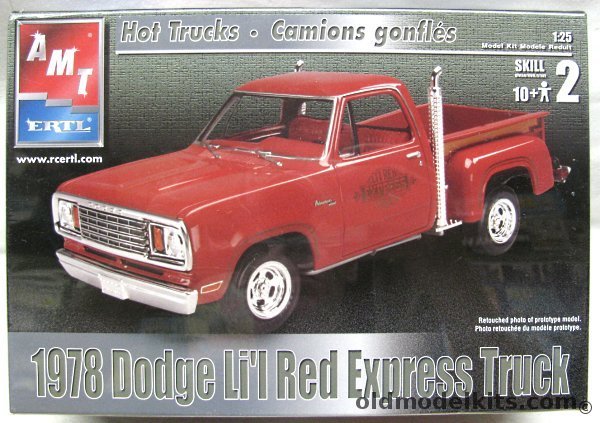 AMT 1/25 1978 Dodge Li'l Red Express Truck, 31938 plastic model kit